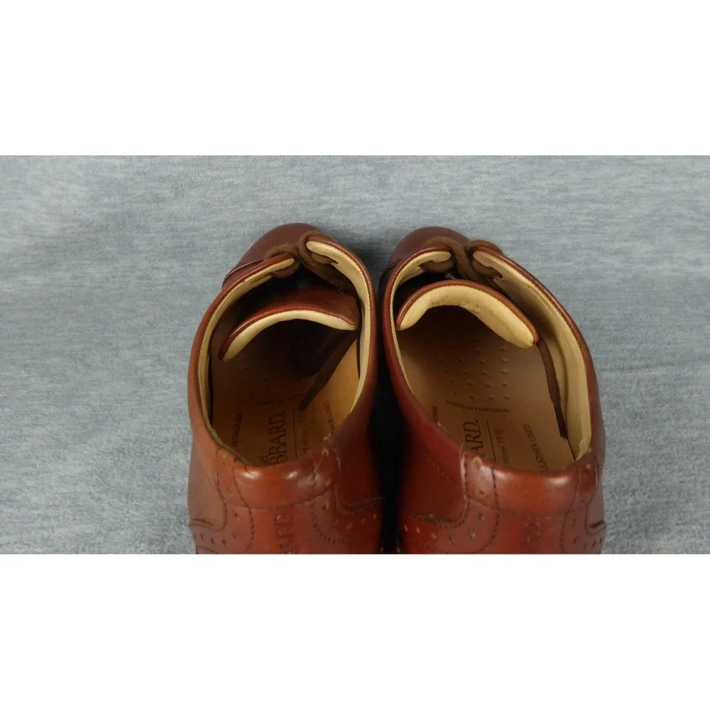 Samuel Hubbard Market Cap Shoes Mens 8 M Brown Whiskey Leather Oxford Casual